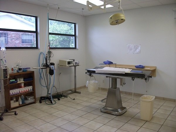 One of the surgical suites